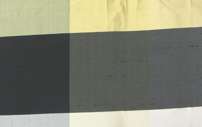 Catania Silks DUPION- CHECK Flora